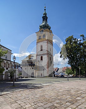 Mestský hrad v lete. Banská Bystrica. Slovensko