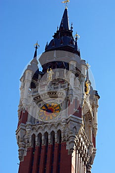Town centre tower of Calais.