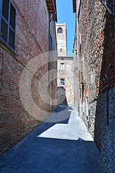 The town of Città della Pieve, Italy.