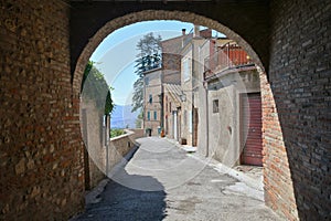 The town of Città della Pieve, Italy.