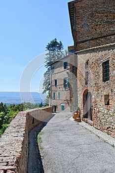 The town of Città della Pieve, Italy.