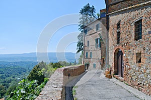 The town of Città della Pieve, Italy.