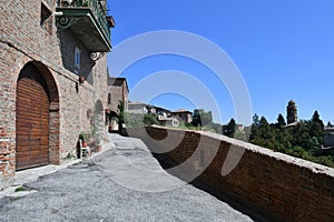 The town of Città della Pieve, Italy.