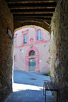 The town of Città della Pieve, Italy.