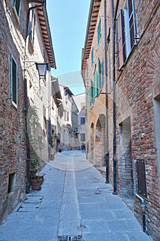 The town of Città della Pieve, Italy.