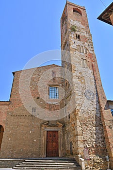 The town of Città della Pieve, Italy.