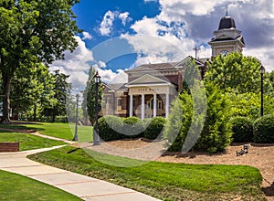 Town City Hall With Clock Tower