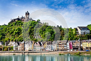Town of Cochem with the imperial Castle