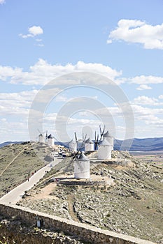 Town of Consuegra in the province of Toledo, Spain