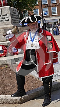 National Town Crier Competition held Exmouth Devon in South West England Summer 2018