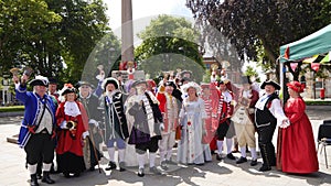 National Town Crier Competition held Exmouth Devon in South West England Summer 2018