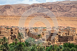 Town in Dades Valley, Morocco