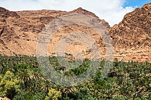Town in Dades Valley, Morocco