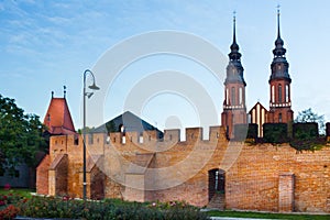 Town fortification in Opole