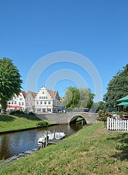 Friedrichstadt,North Frisia,Germany photo