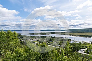 Town of Gambo, Newfoundland from Joey`s Lookout photo