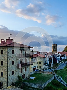 Town of Getaria Basque Country Spain