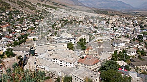 Town of GjirokastÃ«r in Albania