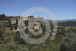 Town of Gordes in Vaucluse, France