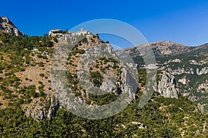 Town Gourdon in Provence France