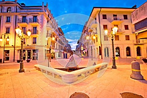 Town of Grado dawn street architecture view, Friuli Venezia Giulia
