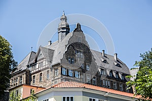 Town hall in Altena on the mountain photo