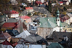 Town hall in Banska Stiavnica, Slovakia