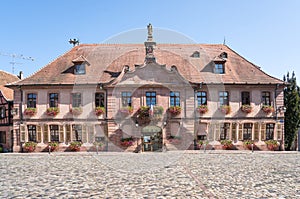 Town hall in Bergheim, France