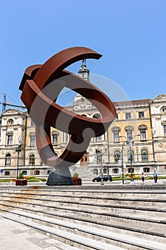 Town hall in Bilbao city