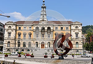 Town hall in Bilbao city
