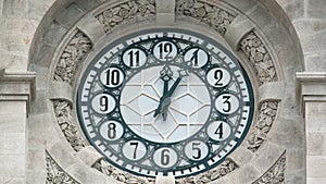 Town Hall building Camara Municipal do Porto timelapse on Liberdade Square, Porto, Portugal