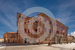 the town hall building in Costigliole Saluzzo