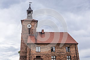 Town Hall building in Obrzycko