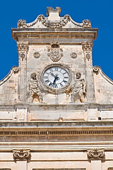 Town hall building. Ostuni. Puglia.