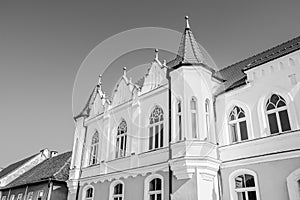 Town hall building in Sebes, Transylvania, Romania