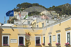 Town Hall of Capri, Capri island, Naples, Italy
