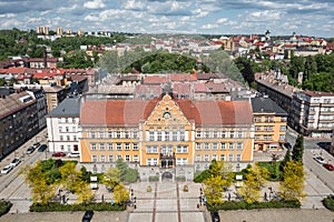 Town Hall of Cesky Tesin city, Czech Republic