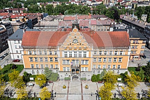 Town Hall of Cesky Tesin city, Czech Republic