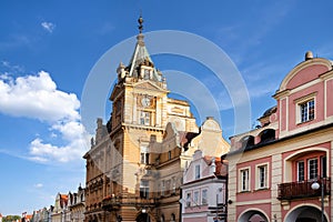 Town hall in DomaÅ¾lice, Domazlice, Czech republic ,Tschechische Republik