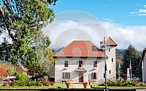 town hall of Duingt, a village located on the shores of Lake Annecy