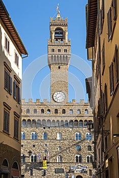 Town hall of Florence, Palazzo Vecchio in Florence, Tuscany, Italy