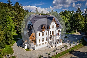 Town hall in Gluszyca, Poland