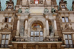 Town hall of Hamburg