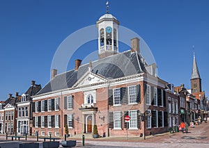 Town hall in the historical center of Dokkum