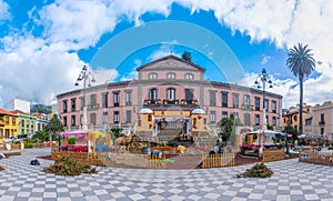 Town hall at La Orotava, Tenerife, Canary islands, Spain photo