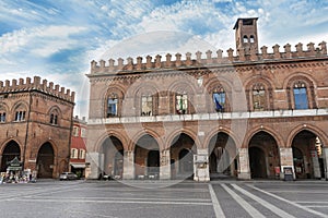 Town Hall and Loggia dei Militi, Cremona. Italy