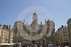 The town hall in Lyon, France