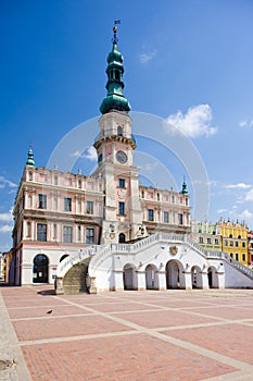 Town Hall, Main Square & x28;Rynek Wielki& x29;, Zamosc, Poland