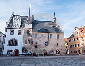 Town Hall of Neustadt an der Orla in Thuringia