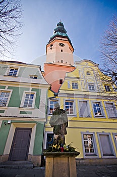 Town hall in Olawa, Poland